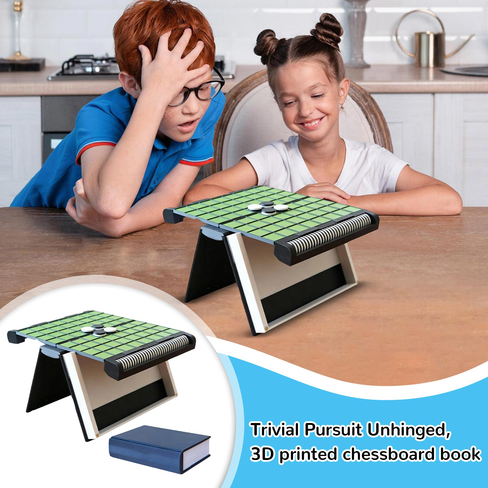 Board Game Strategi - 3D Printed Board Book, Board Game