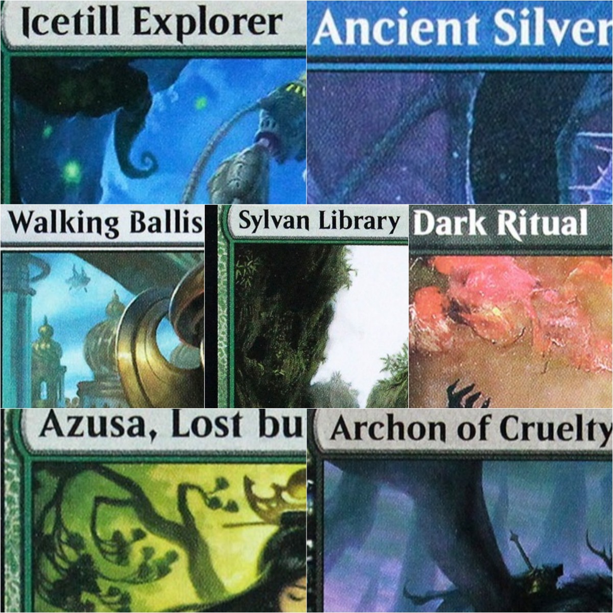 Board Game Vault - [Mana Vault/Icetill Explorer/Sylvan Library/Otawara,Soaring City] Magical