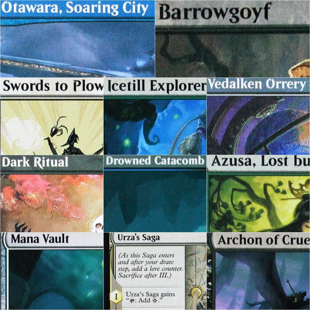 Board Game Vault - [Mana Vault/Icetill Explorer/Vedalken Orrery/Ral,Crackling Wit] Magical