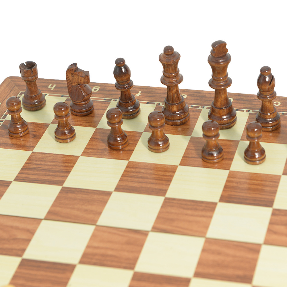 Magnetic Wooden Folding Chess  - огляд і ціна Board Game Quacks