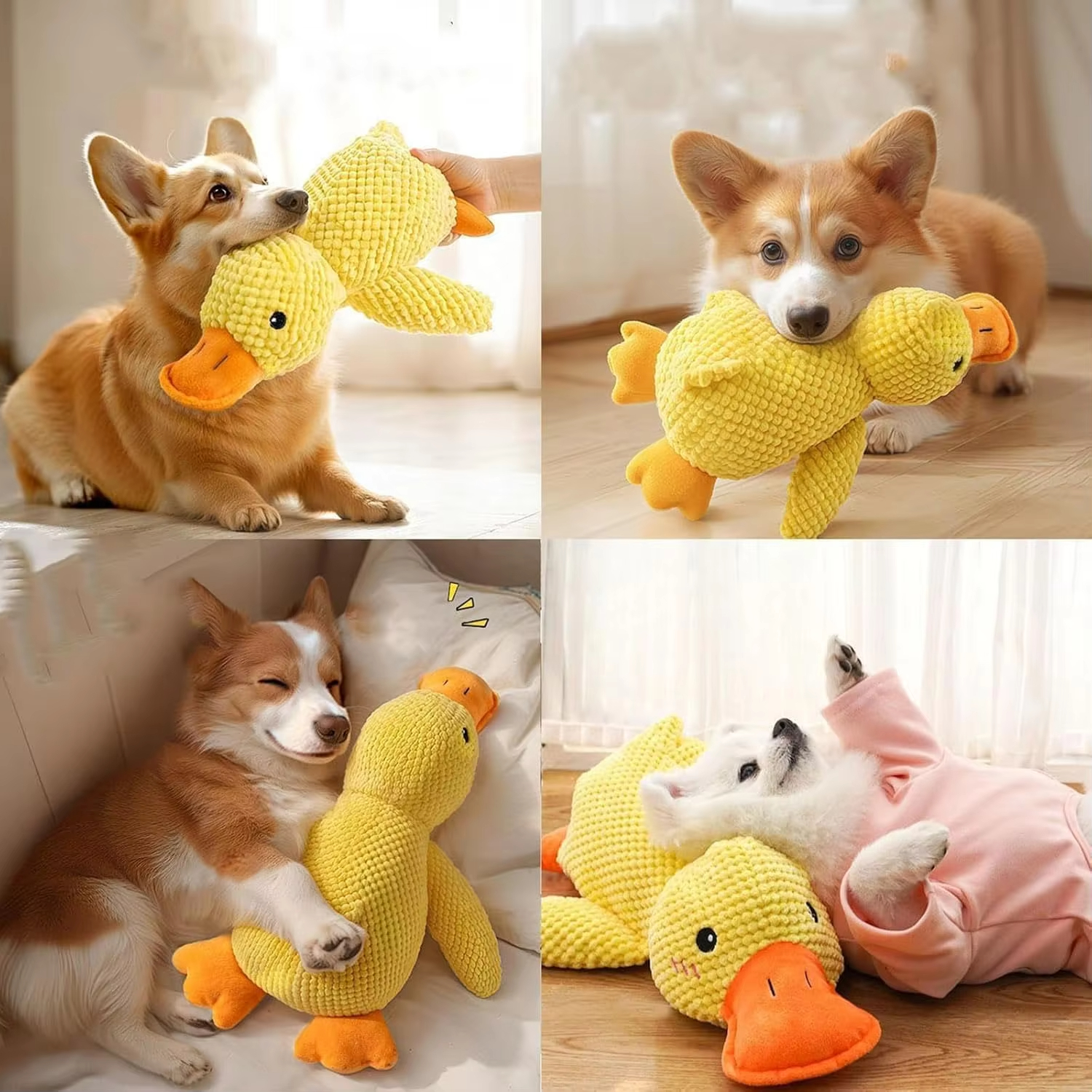 Duck Dog Toy Plush Chew Resist - огляд і ціна Board Game Quacks