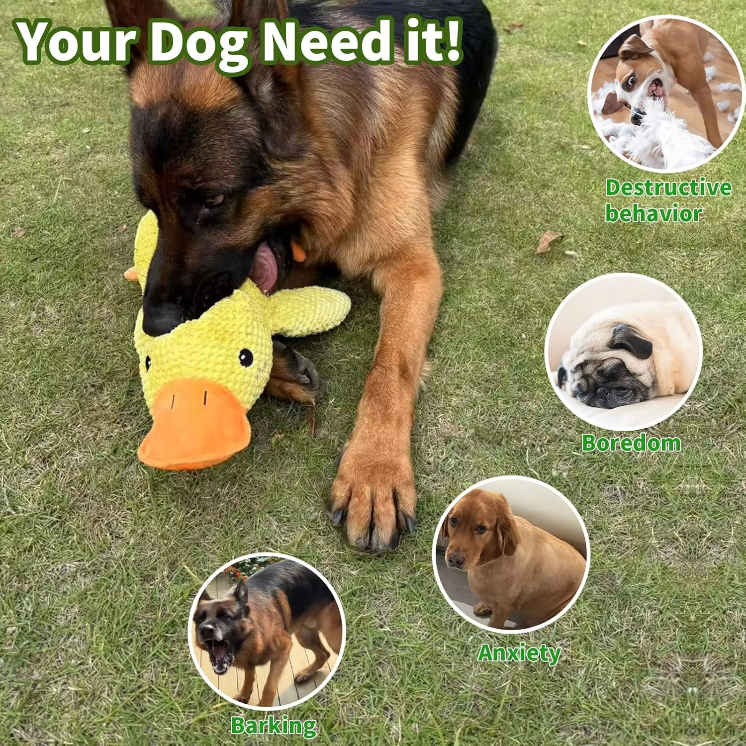 Duck Dog Toy Plush Chew Resist - огляд і ціна Board Game Quacks