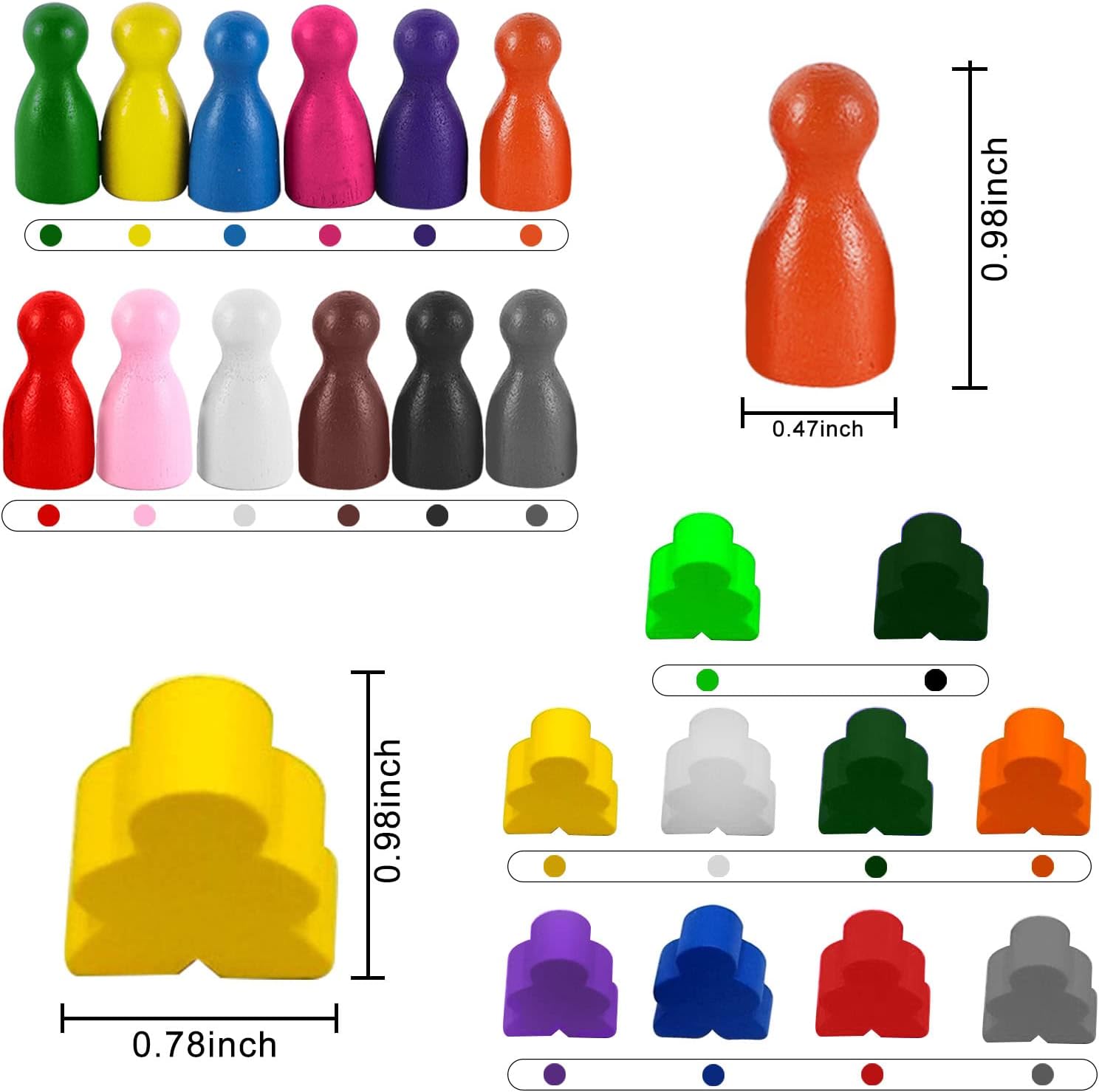 110 Wooden Nail Doll Chess Pie - огляд і ціна Board Game Ludo