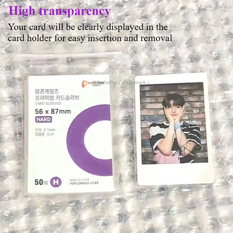 50pcs Transparent Card Sleeves - огляд і ціна Board Game Film