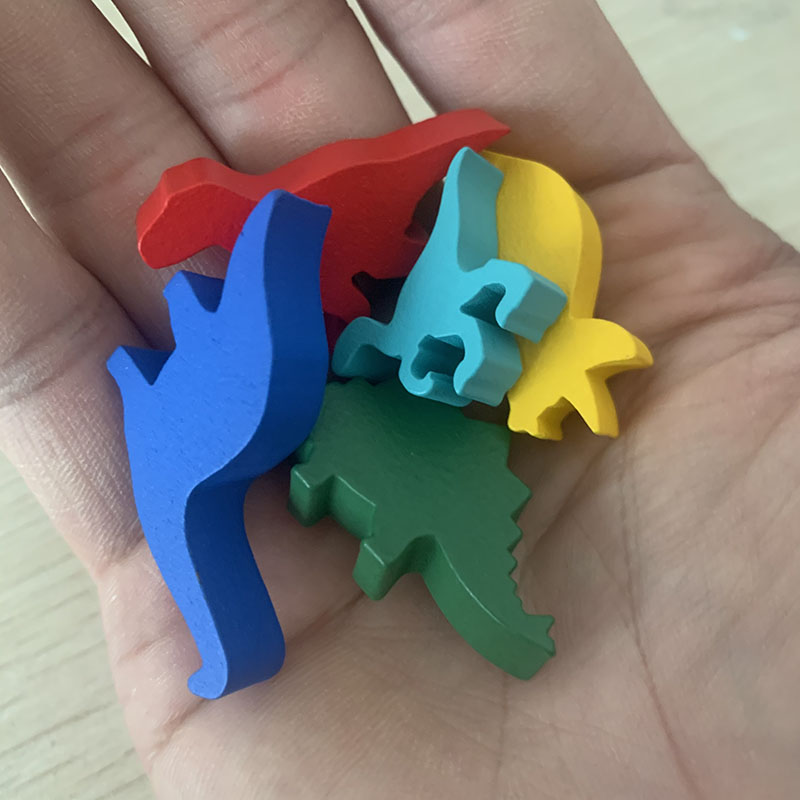 5 Pcs/set Wooden Dinosaur Boar - огляд і ціна Board Game Root