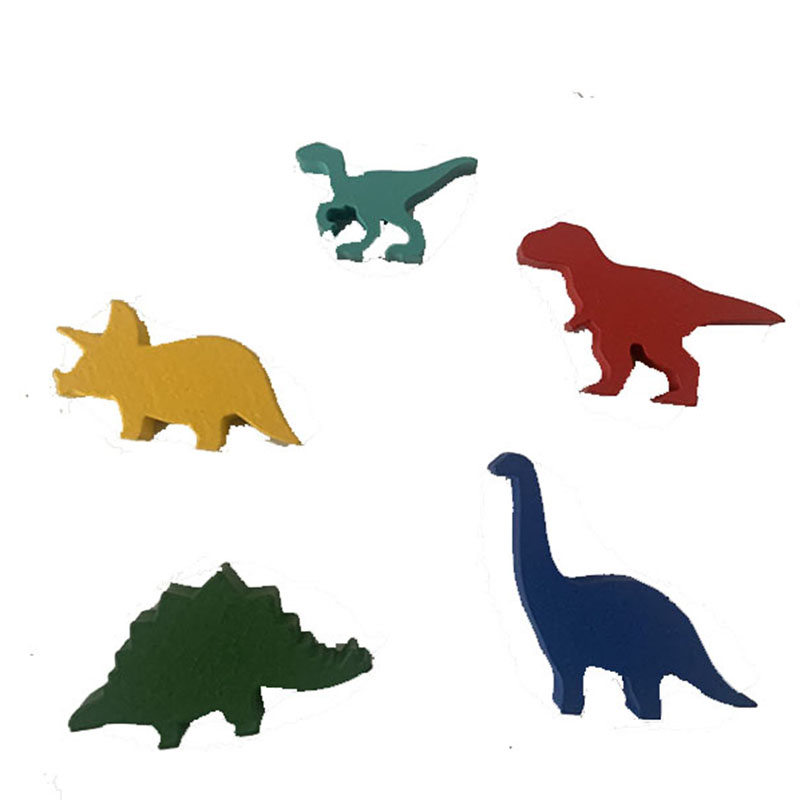 5 Pcs/set Wooden Dinosaur Boar - огляд і ціна Board Game Root