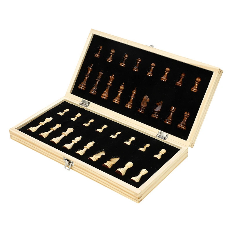 Chess Board Three In 1 Wooden  - огляд і ціна Board Game Quacks