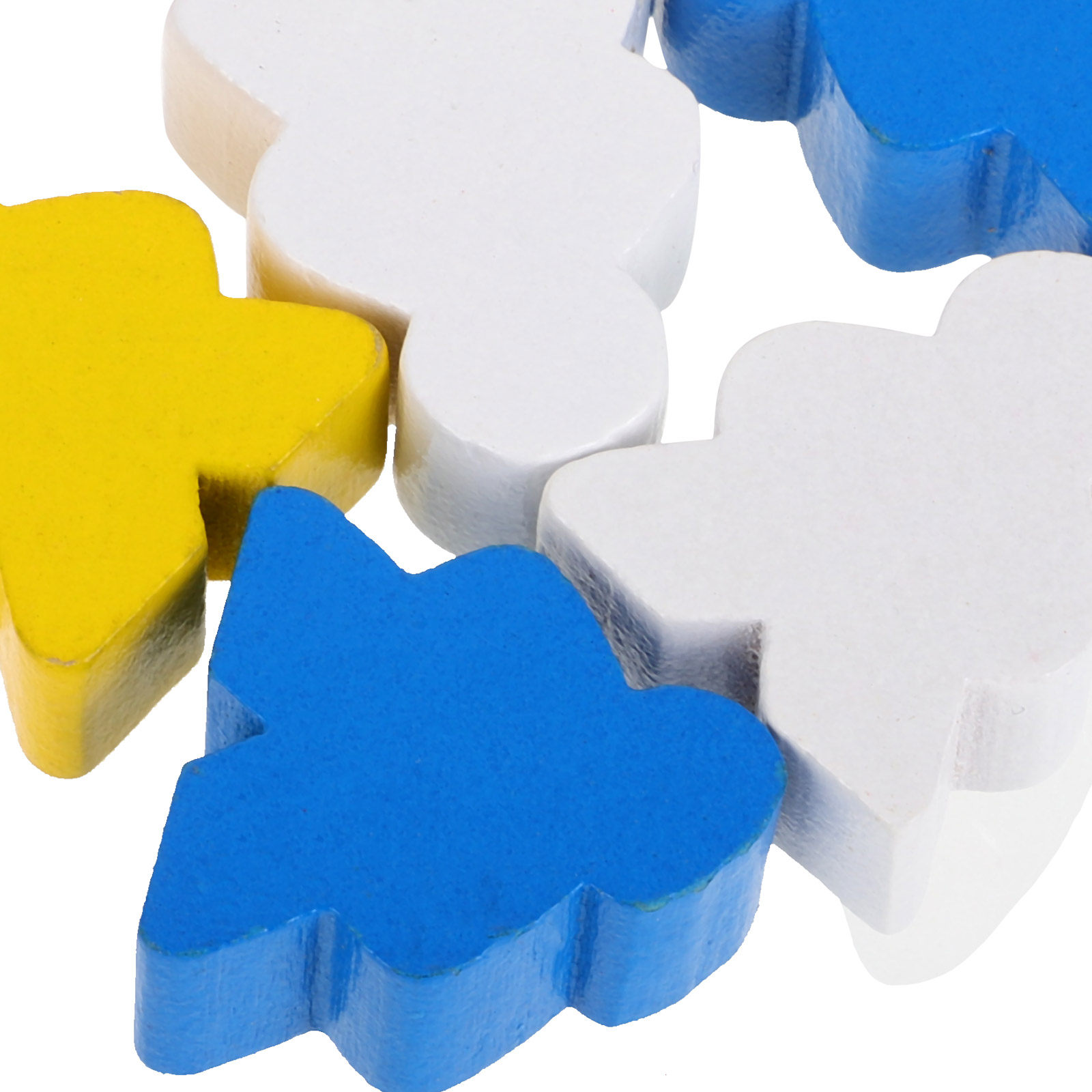 40Pcs Colorful Wooden Chess Pi - огляд і ціна Board Game Ludo