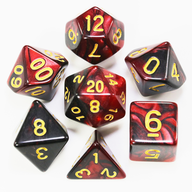 Polyhedral Dice Double-colors  - огляд і ціна Board Game Ludo