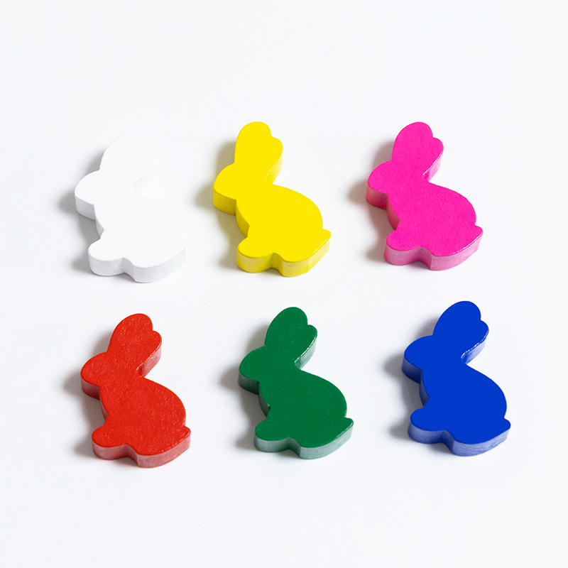 100PCS Cute Rabbit Meeple, 25m - огляд і ціна Board Game Root