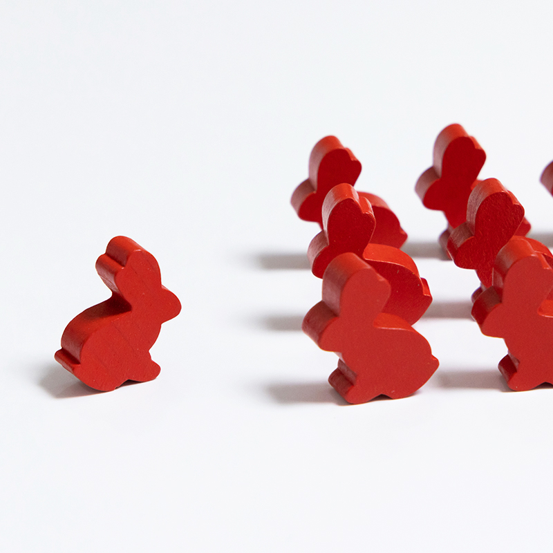 100PCS Cute Rabbit Meeple, 25m - огляд і ціна Board Game Root
