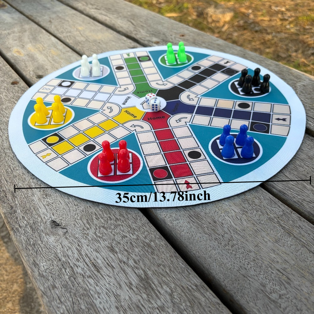 LUDO Game Board 6-Player big s - огляд і ціна Board Game Ludo