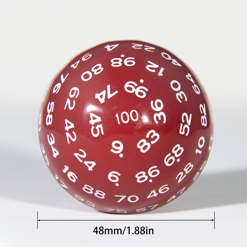 D100 Dice Polyhedral Acrylic 1 - огляд і ціна Board Game Ludo