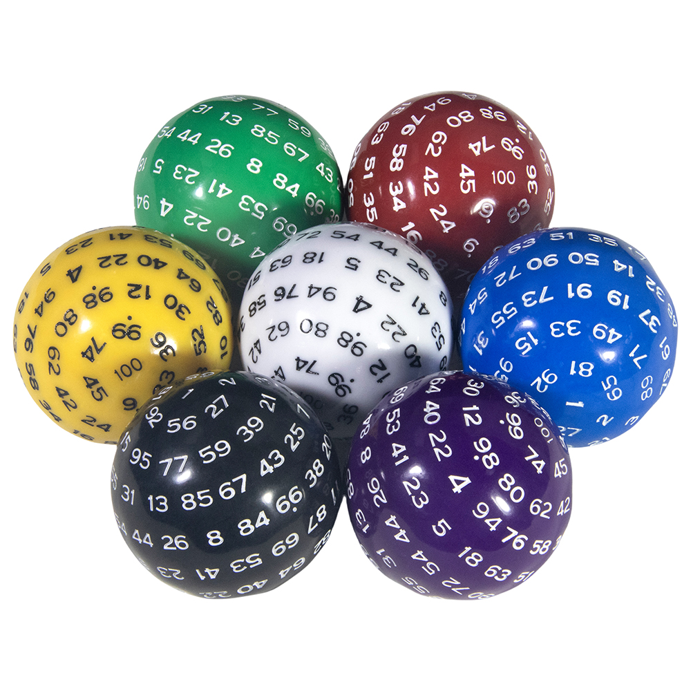 D100 Dice Polyhedral Acrylic 1 - огляд і ціна Board Game Ludo