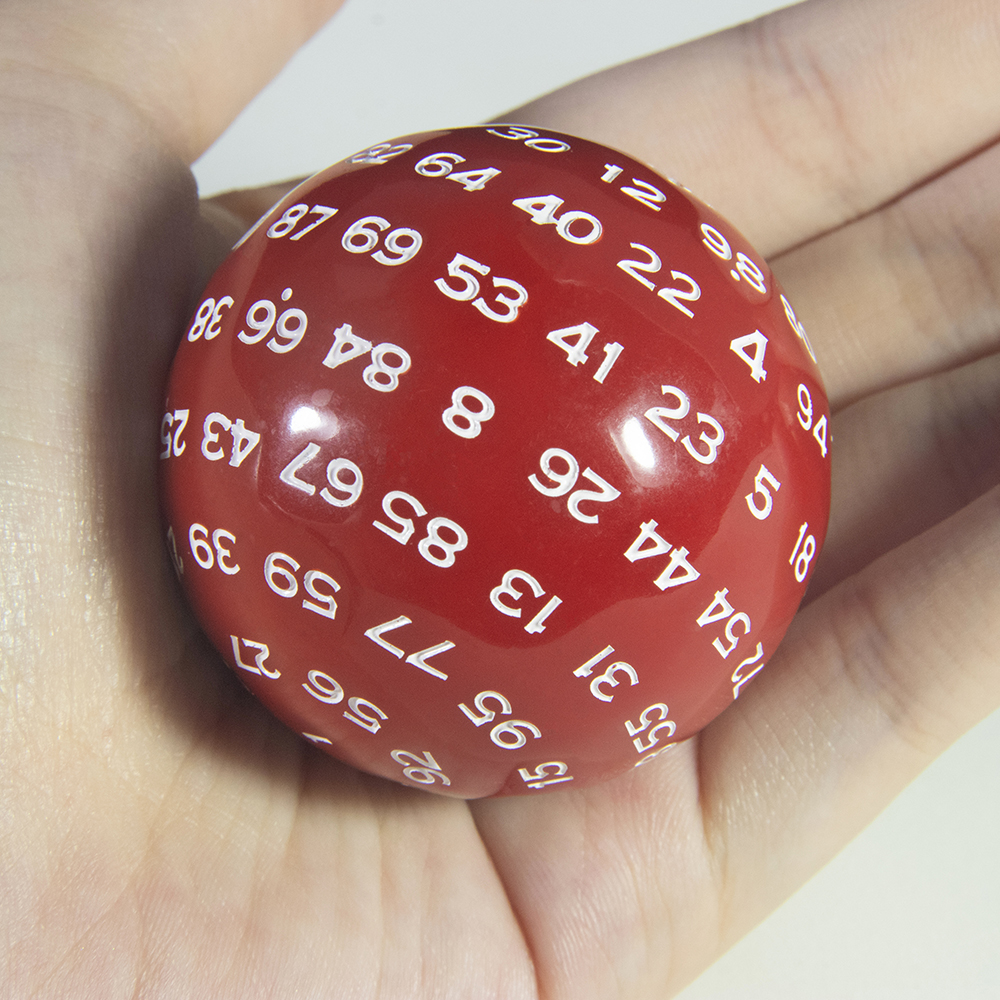 D100 Dice Polyhedral Acrylic 1 - огляд і ціна Board Game Ludo