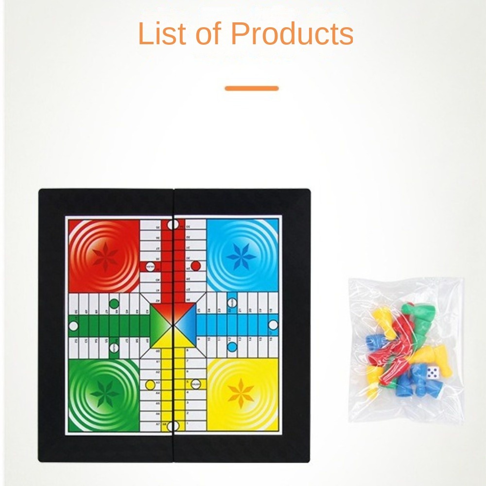 Classic Foldable Ludo Game Set - огляд і ціна Board Game Ludo