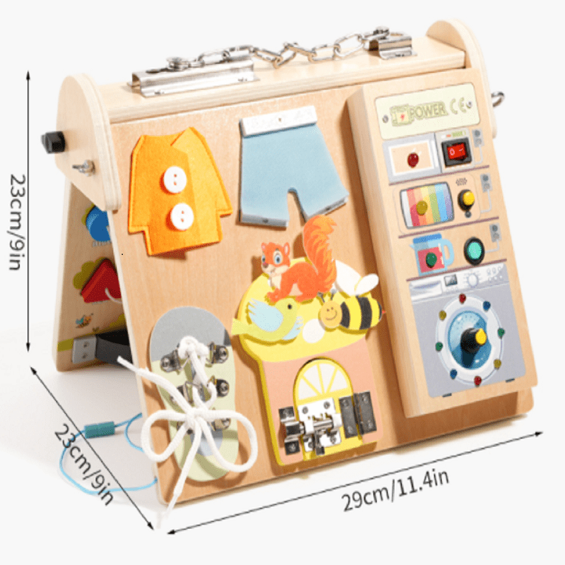 Wooden 4-in-1 Busy Board with  - огляд і ціна Board Game Of Life