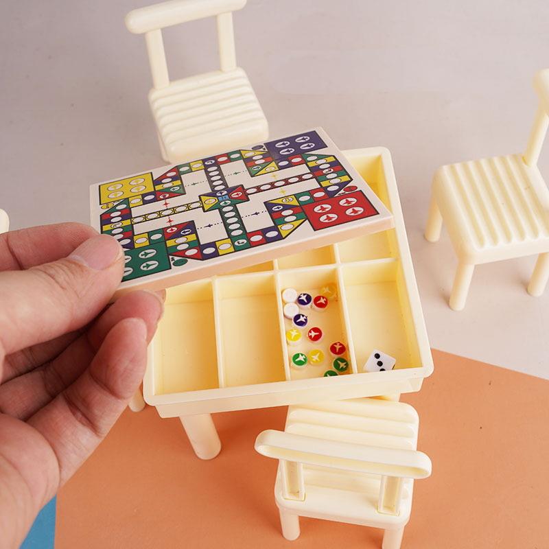 1Set Miniature Chess Table Wit - огляд і ціна Board Game Ludo