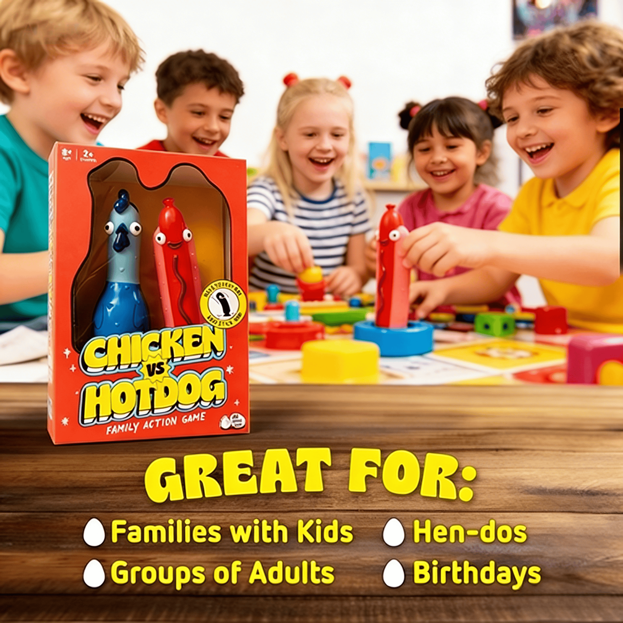 Fast Strategy Chicken vs Hotdo - огляд і ціна Board Game Strategi