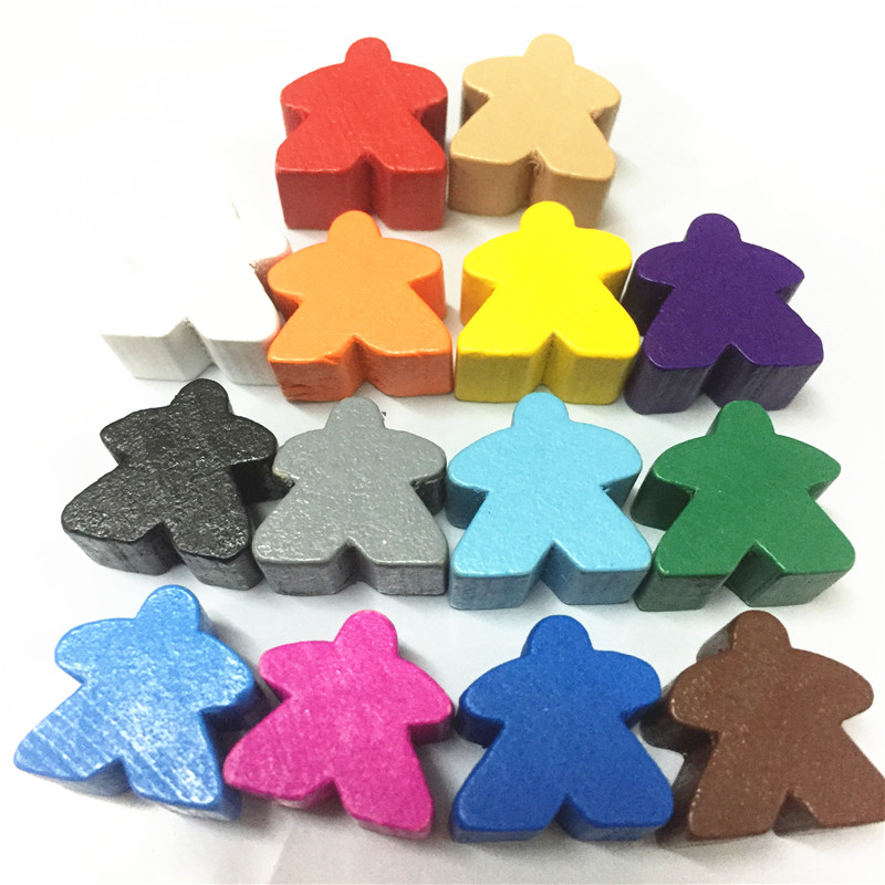 14PCS Wooden Humanoid Meeples  - огляд і ціна Board Game Root