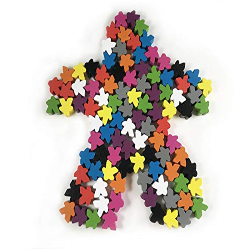 14PCS Wooden Humanoid Meeples  - огляд і ціна Board Game Root