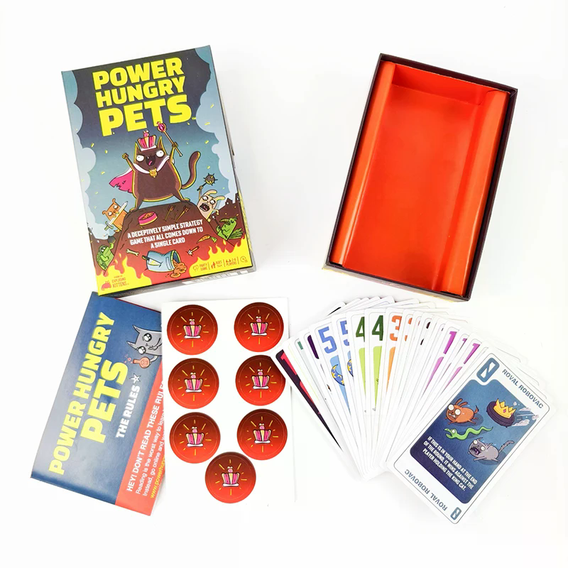 Power Hungry Pets Card Game Fa - огляд і ціна Board Game Strategi