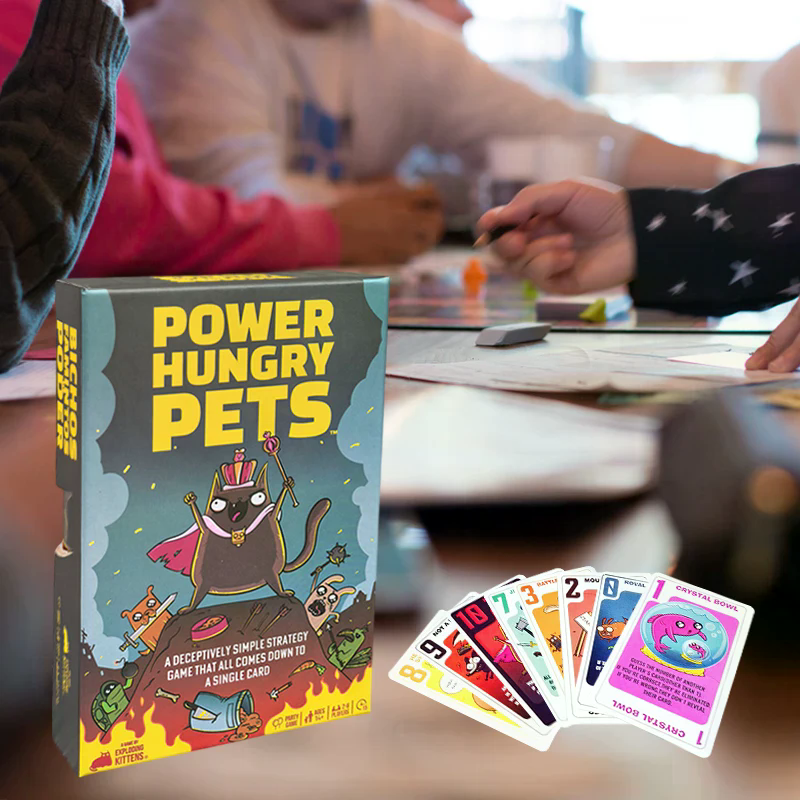 Power Hungry Pets Card Game Fa - огляд і ціна Board Game Strategi