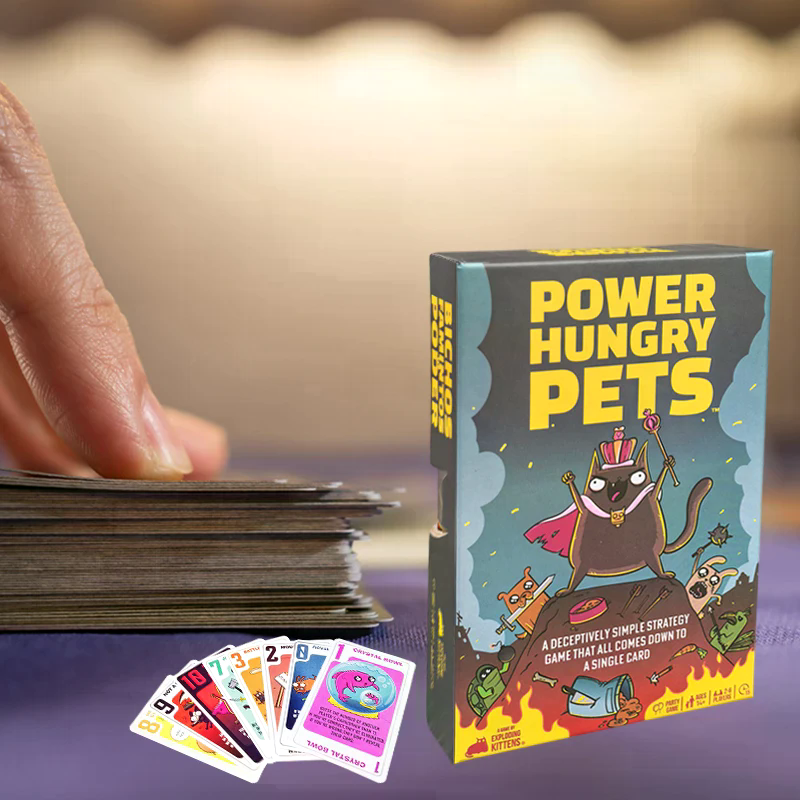 Power Hungry Pets Card Game Fa - огляд і ціна Board Game Strategi