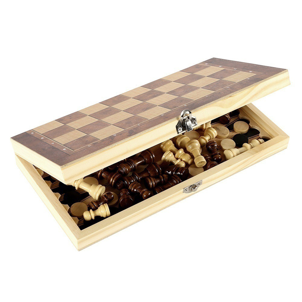 3 in 1 Chess Game Board Foldin - огляд і ціна Board Game Quacks