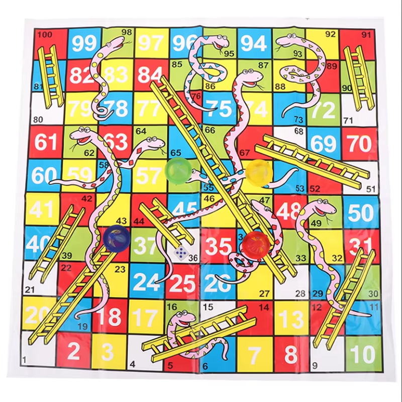 Snake Ladder Flight Chess 38cm - огляд і ціна Board Game Quacks